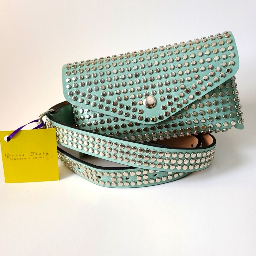 Mint Green Belt Pouch